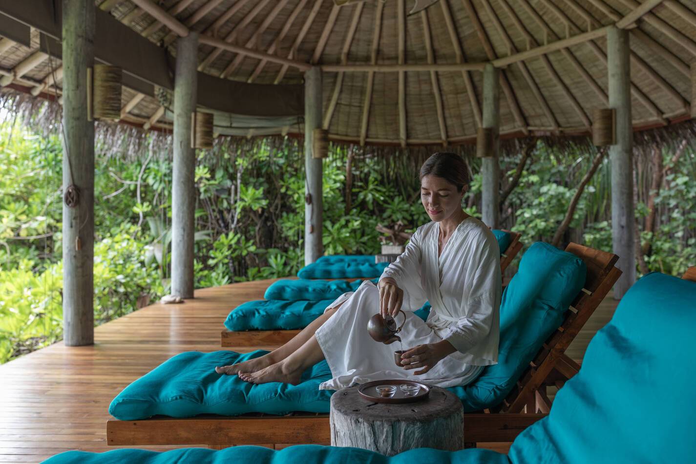 Six Senses  Laamu Spa relaxation